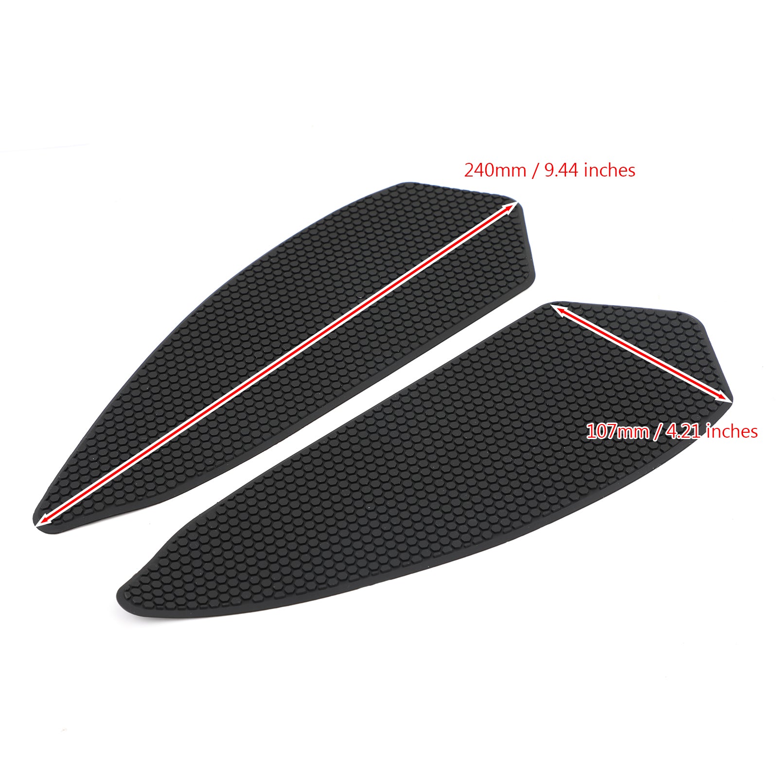 2020+ BMW S1000RR Tank Side Pads Traction Grips Black