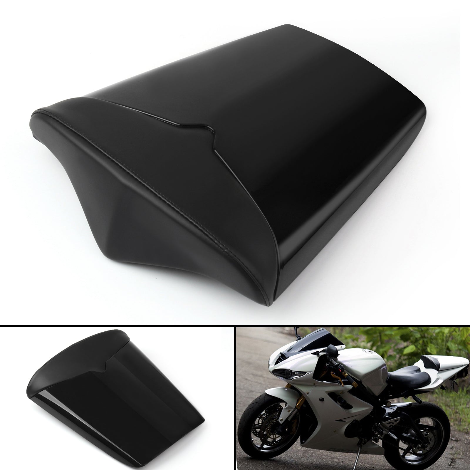 06-12 Triumph Daytona 675 Rear Pillion Seat Cowl Cover