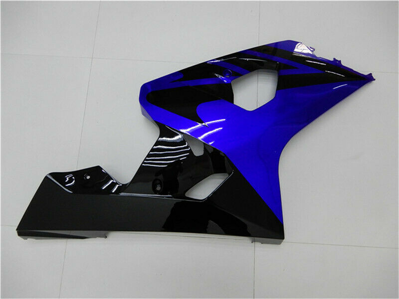 Amotopart Verkleidungen Suzuki GSXR600 750 2004–2005 Verkleidung Blau Schwarz Verkleidungsset