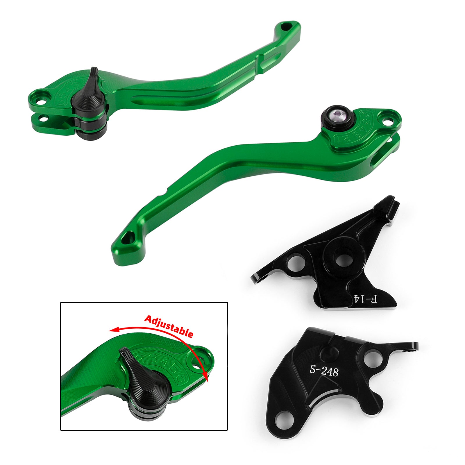 CNC Short Clutch Brake Lever fit for Suzuki GSXR600 750 1000 DL650 GSR600