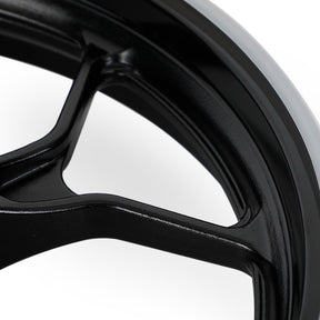 Komplette Vorderradfelge für Yamaha YZF R3 YZF-R3 RH07 RH12 2015–2022, Schwarz, generisch