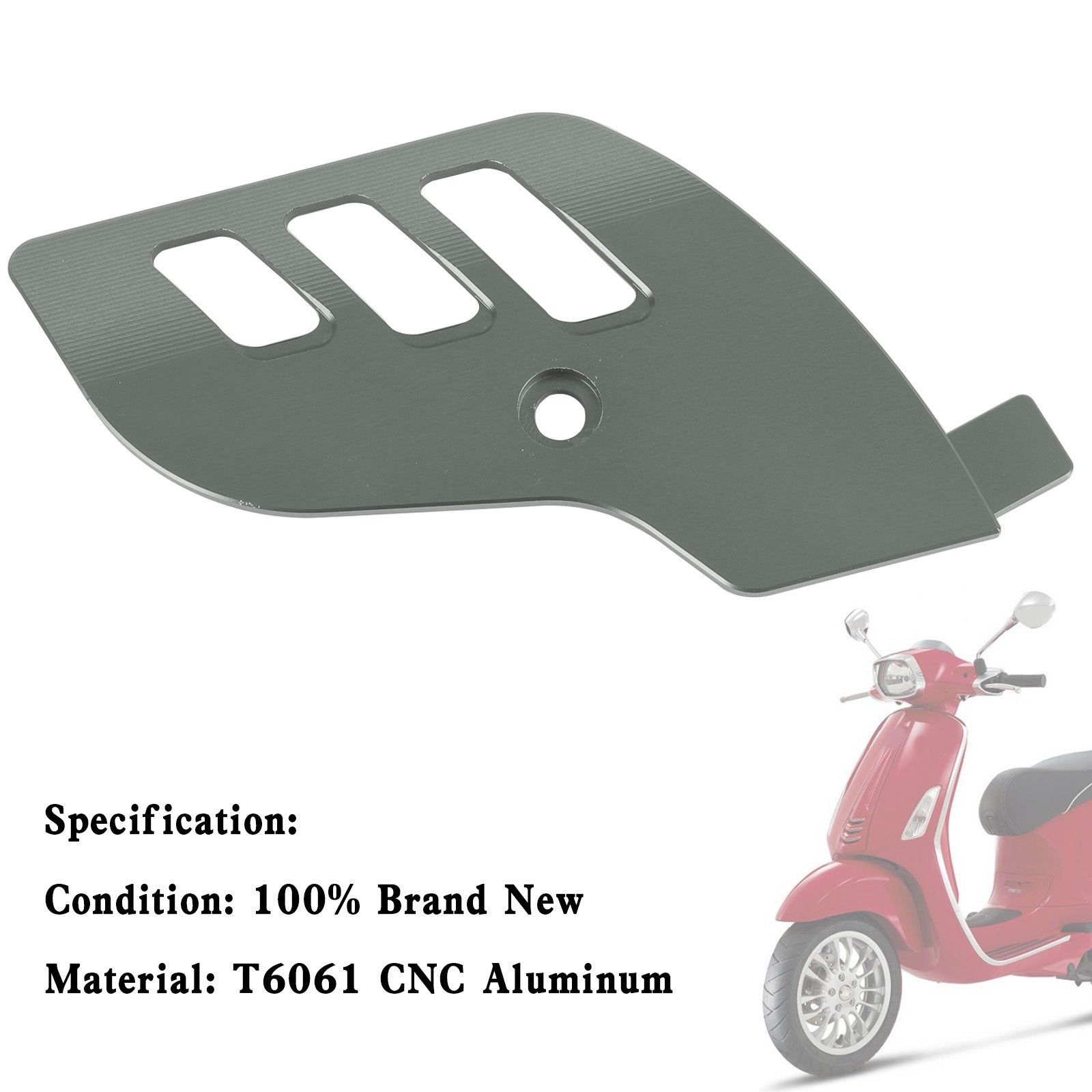 Front Fork Cover Fender Shock Absorbing Blocking For Vespa Sprint Primavera 150 Generic