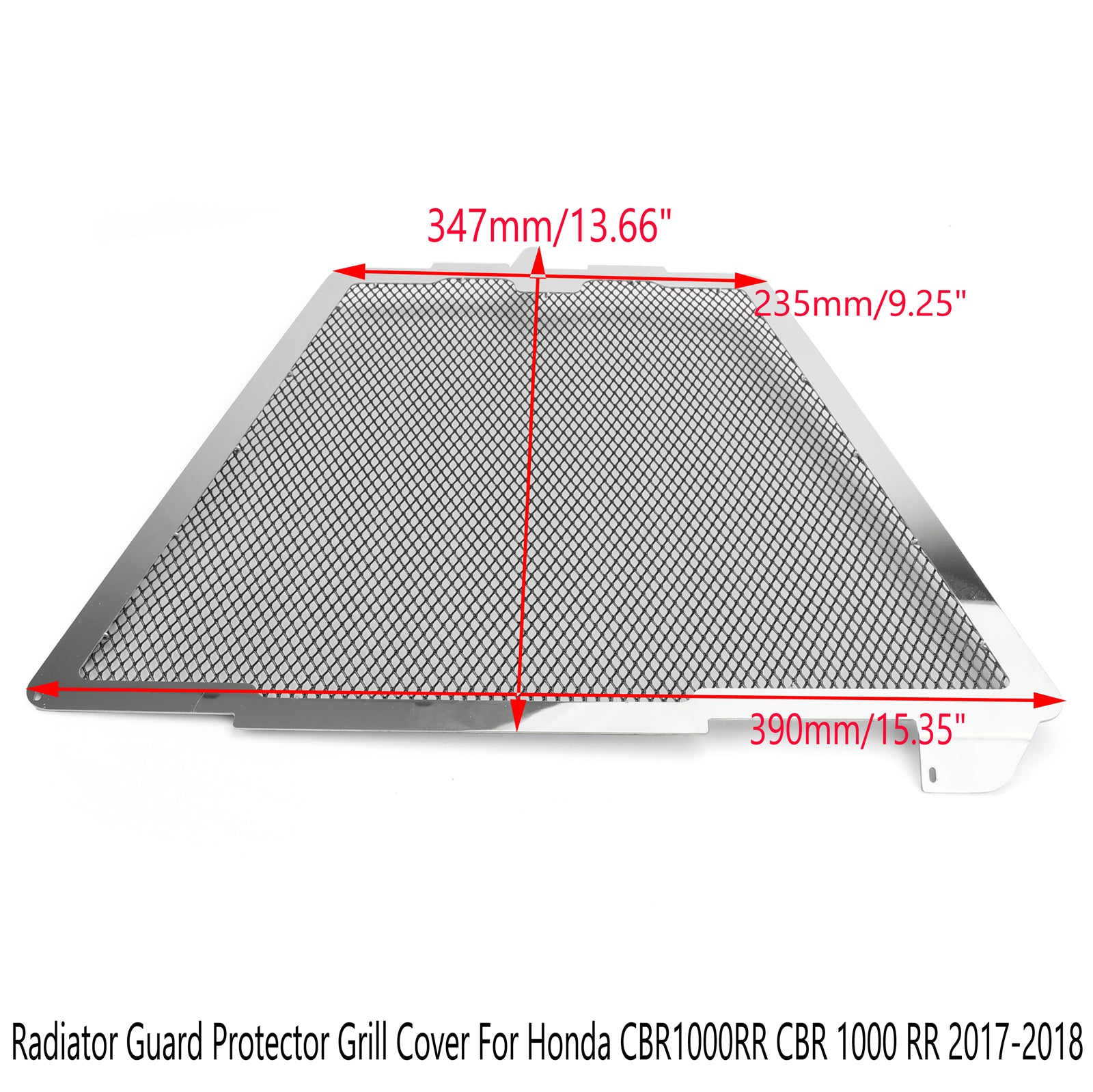 Griglia di copertura della protezione della protezione del radiatore per Honda CBR1000RR 2017-2018