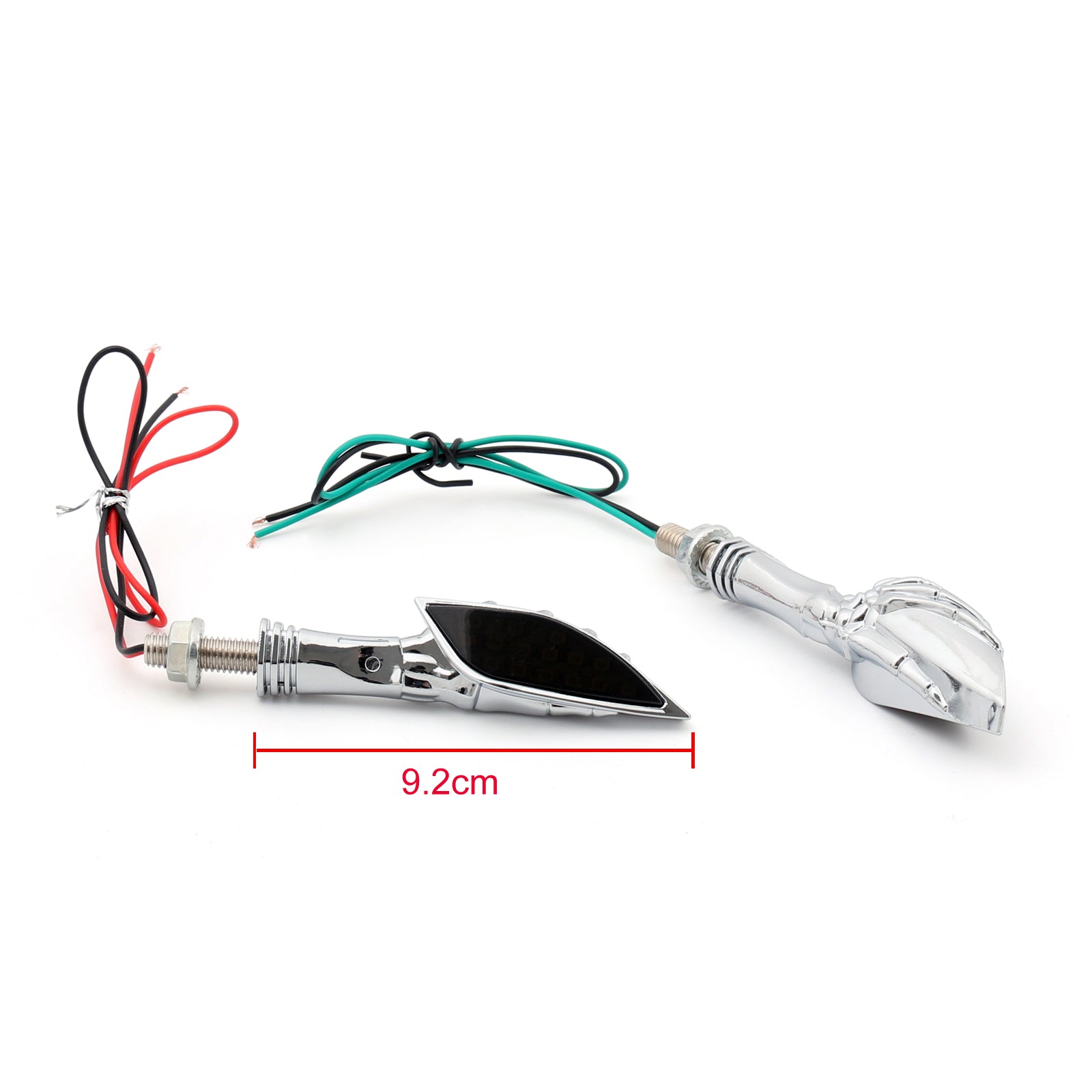 Universal Motorrad Skeleton Hand LED Blinker Blinker Anzeige