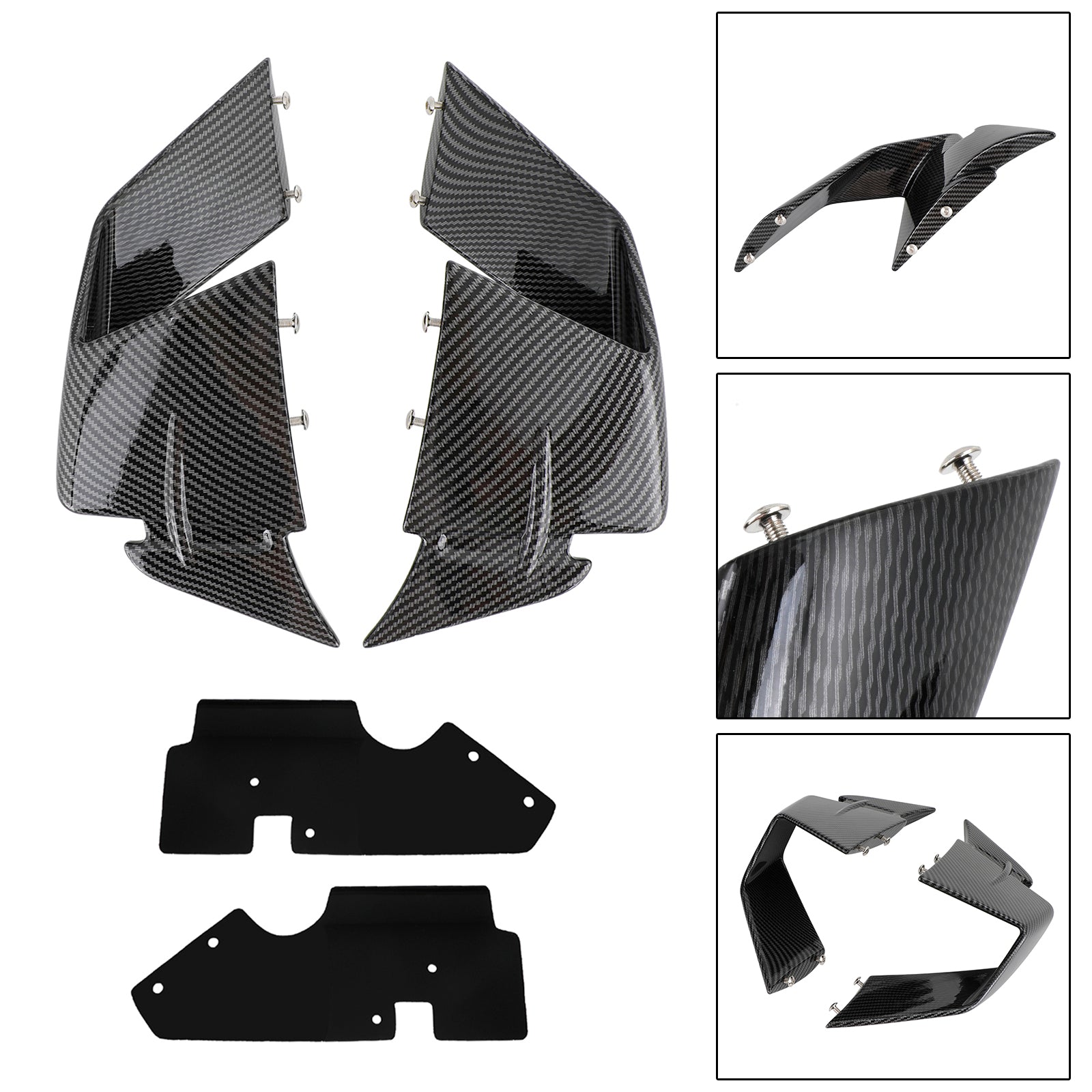 19-22 BMW S1000RR/M1000RR Front Spoiler Wind Winglets Fairing