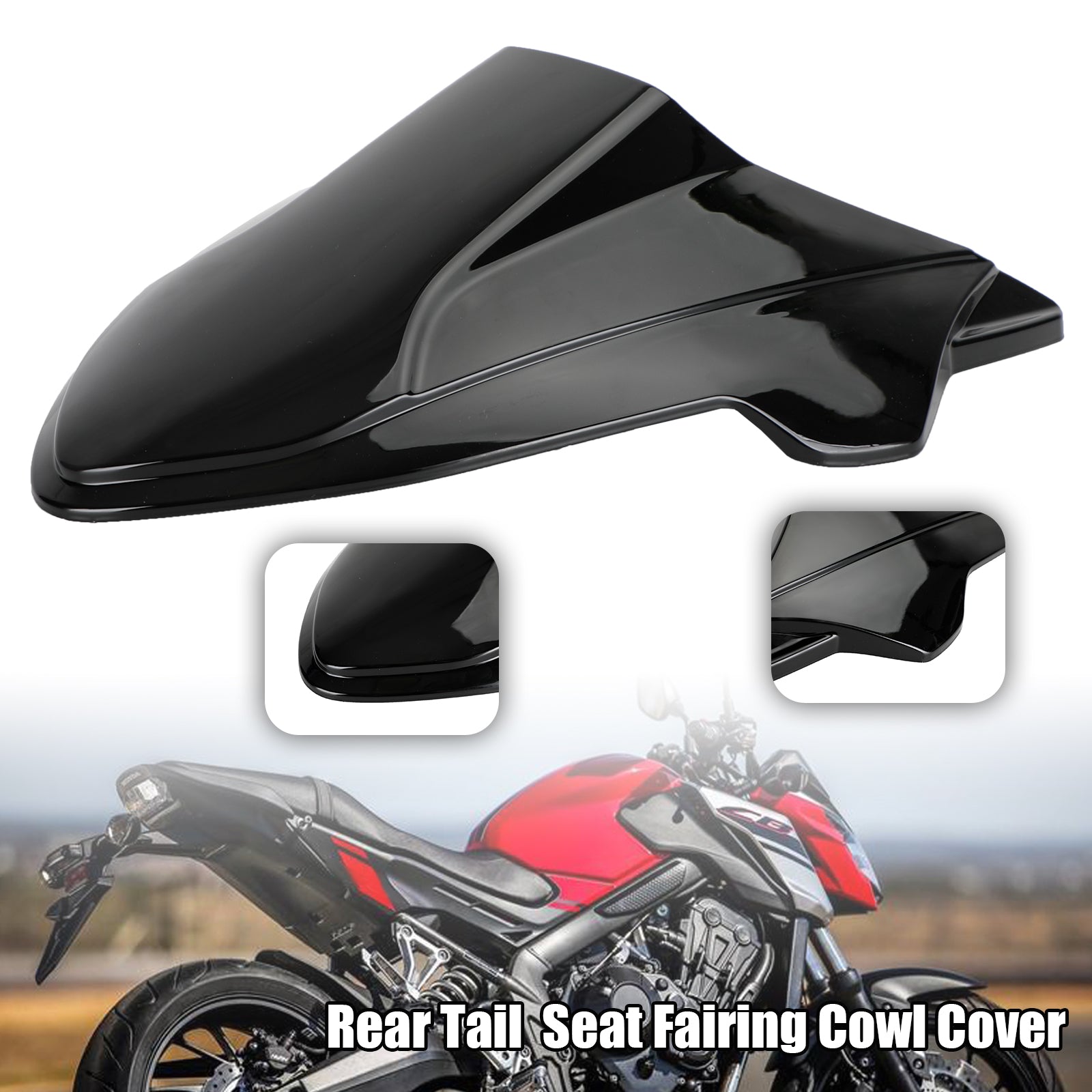 Rear Tail Seat Fairing Cowl Cover for Honda CB650R 2021-2022 Generic