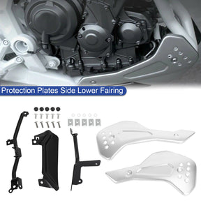 Lower Engine Belly Protection Plates Side Fairing For Trident 660 2021 Generic