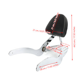 Portapacchi per schienale Sissy Bar passeggero per Indian Scout Sixty 14-20 cromato generico