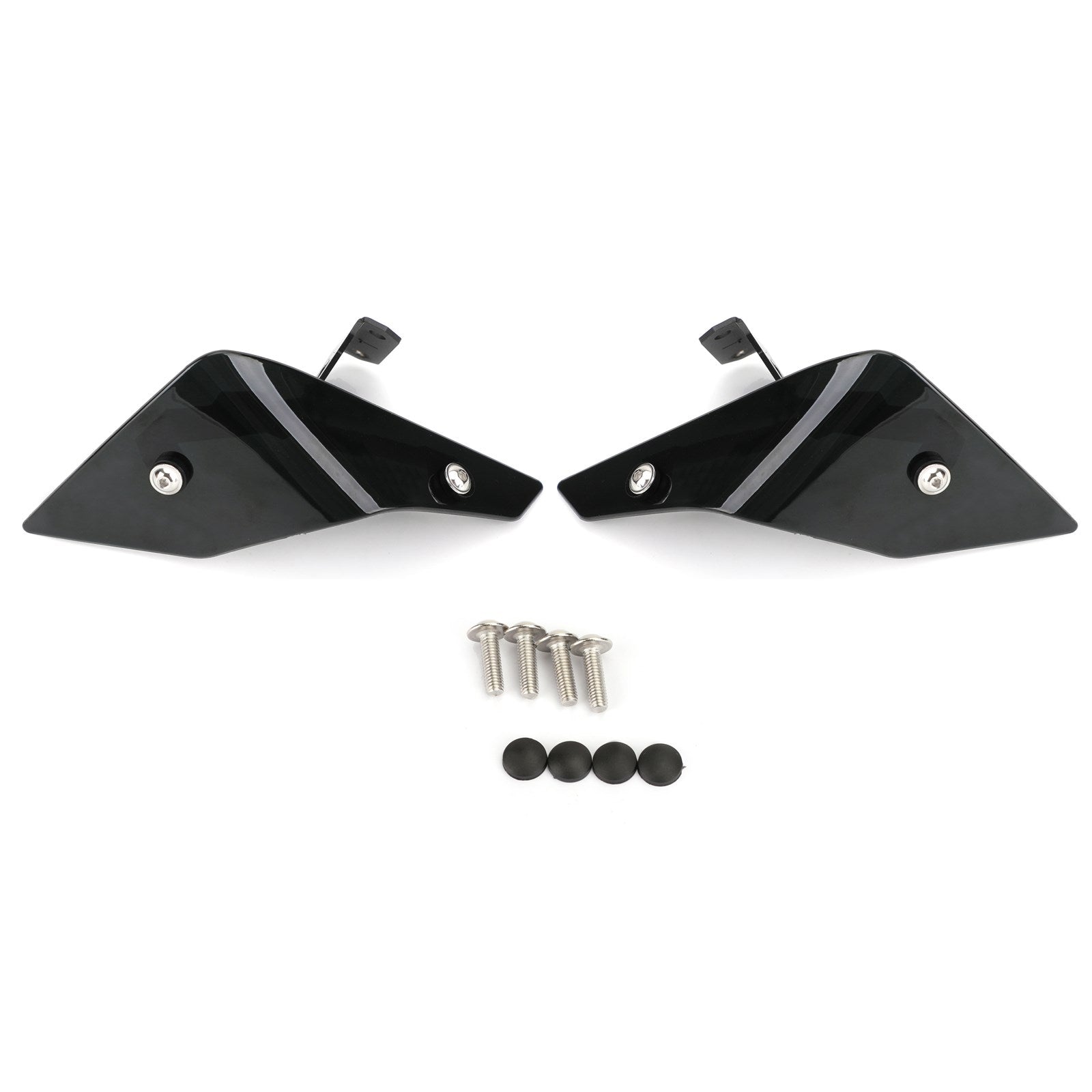 Top Side Wing Windshield Air Deflector For Honda Crf1100L 20+ Made Of Plastic Generic