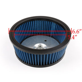 Harley Air Intake Drop in Filter Cleaner Element Fit For XL 07+ Dyna 99-07 Softail 08-13 Touring 99-07