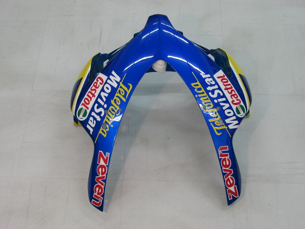 Amotopart Fairings Honda CBR1000RR 2004-2005 Fairing Movistar Racing Blue Checker Fairing Kit