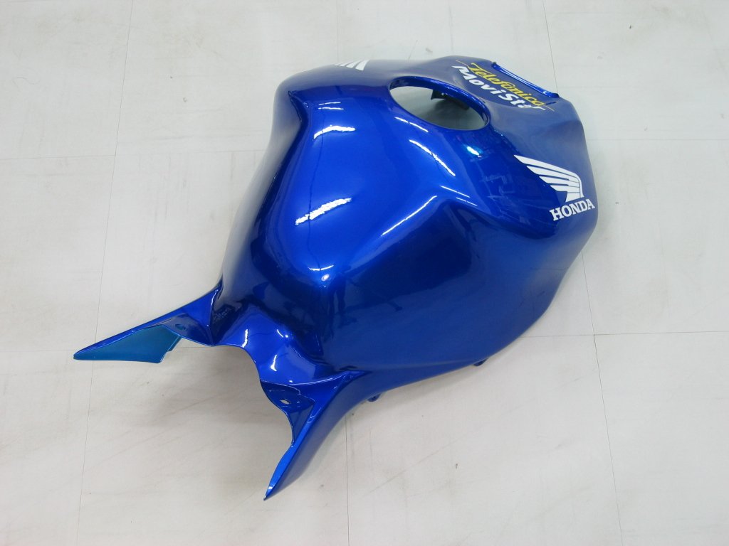 Amotopart Carénages Honda CBR1000RR 2004-2005 Carénage Movistar Racing Blue Checker Kit de carénage