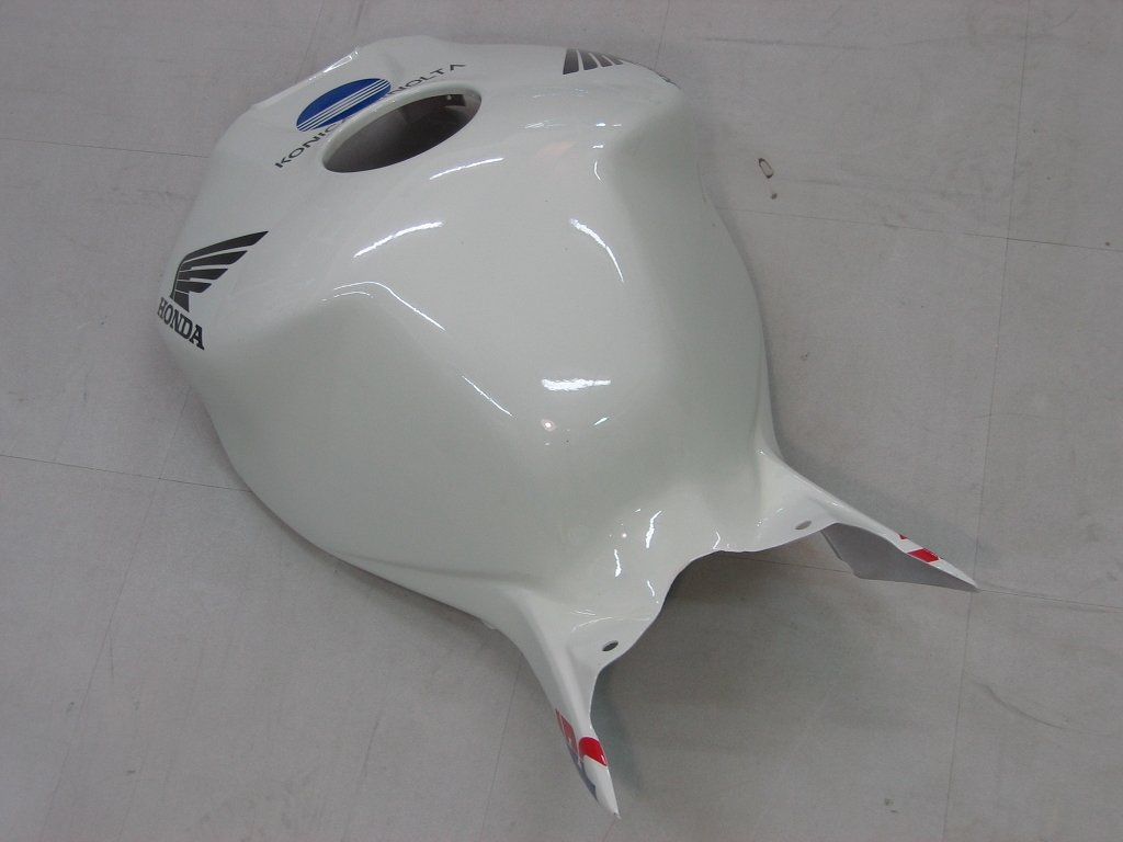 Amotopart Carénages Honda CBR1000RR 2004-2005 Carénage Blanc Konica Minolta Racing Kit de carénage