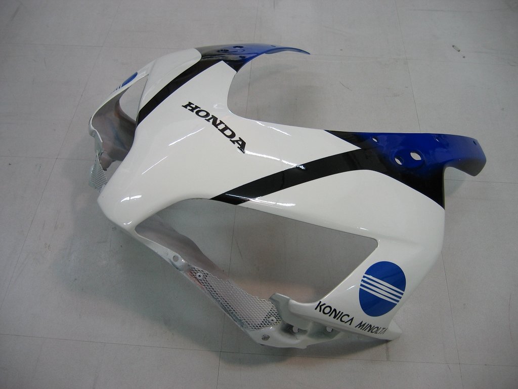 Amotopart Carénages Honda CBR1000RR 2004-2005 Carénage Blanc Konica Minolta Racing Kit de carénage