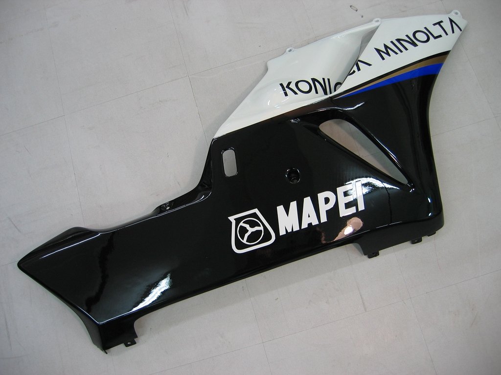 Amotopart Verkleidungen Honda CBR1000RR 2004–2005 Verkleidung, weißes Konica Minolta Racing Verkleidungsset