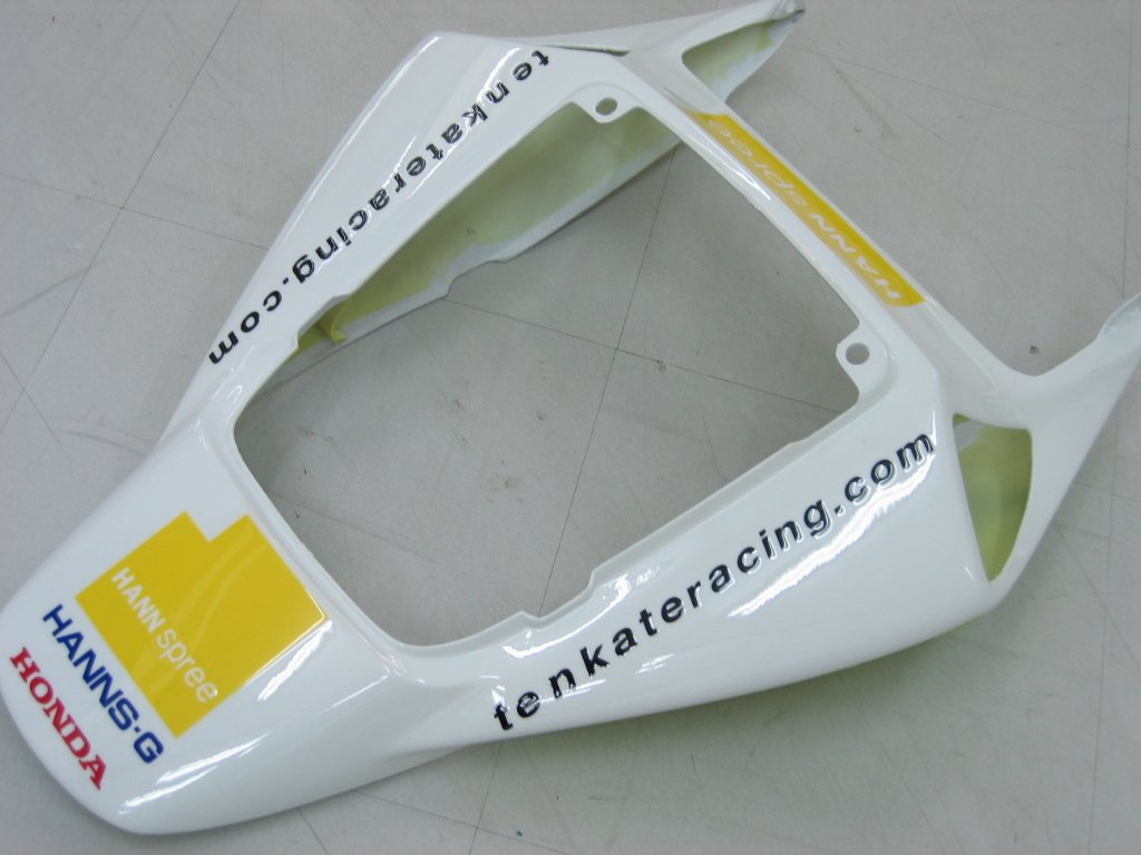 Amotopart Carene Honda CBR1000RR 2004-2005 Carena Bianco Nero Hannspree Racing Kit carena