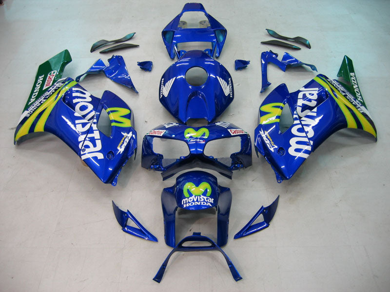 Amotopart 2004-2005 CBR1000RR Honda Fairing Blue Kit