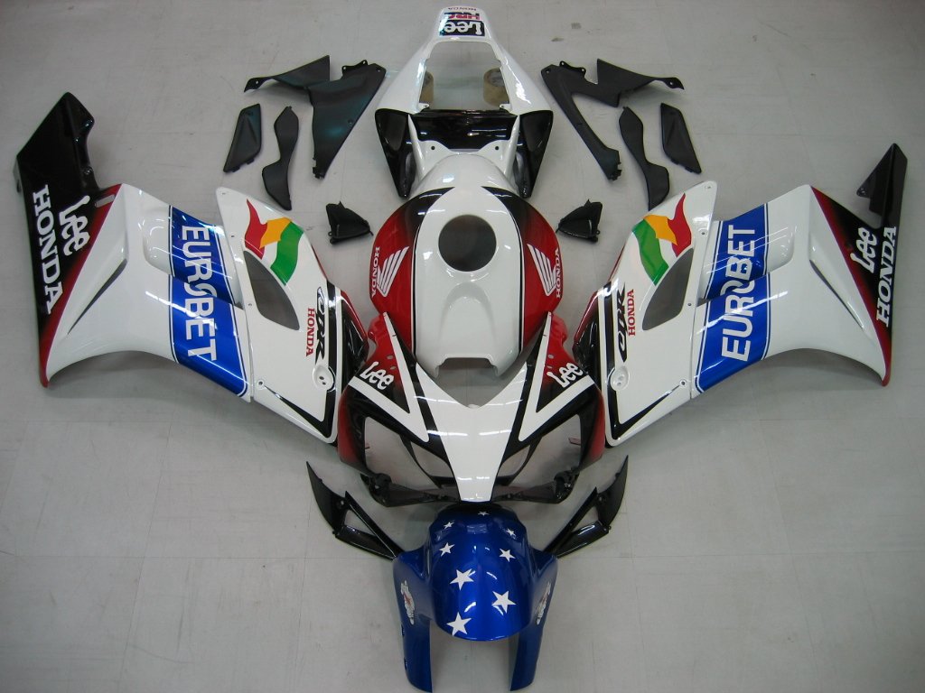 Amotopart Verkleidungen Honda CBR1000RR 2004-2005 Verkleidung Eurobet Racing Mehrfarbiges Verkleidungsset