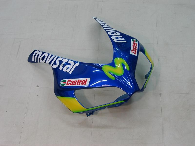 Amotopart Verkleidungen Honda CBR1000RR 2006-2007 Verkleidung Movistar Racing Blau & Grün Verkleidungsset