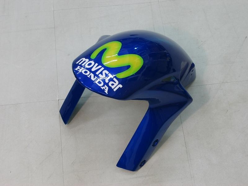 Amotopart Verkleidungen Honda CBR1000RR 2006-2007 Verkleidung Movistar Racing Blau & Grün Verkleidungsset