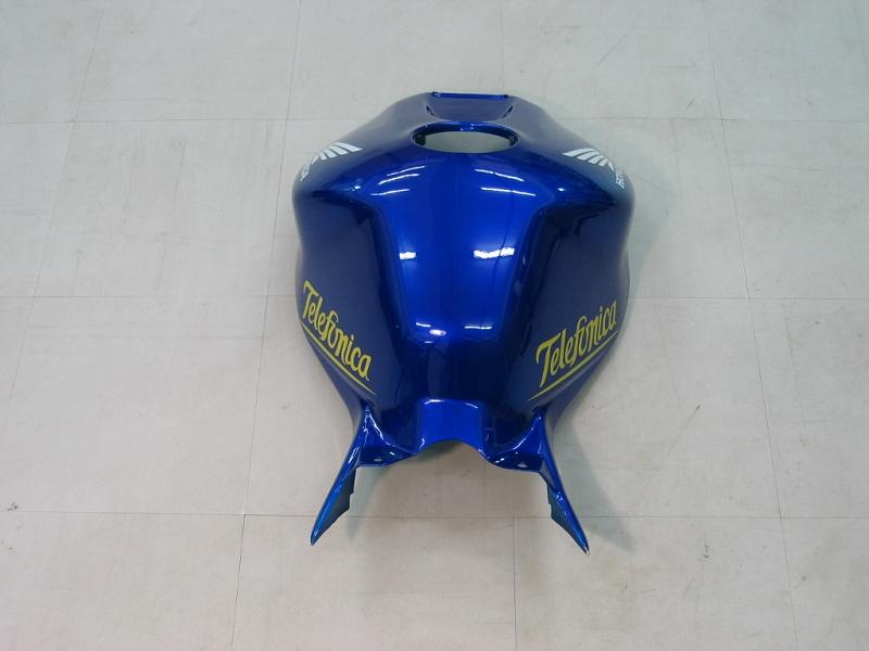 Amotopart Verkleidungen Honda CBR1000RR 2006-2007 Verkleidung Movistar Racing Blau & Grün Verkleidungsset