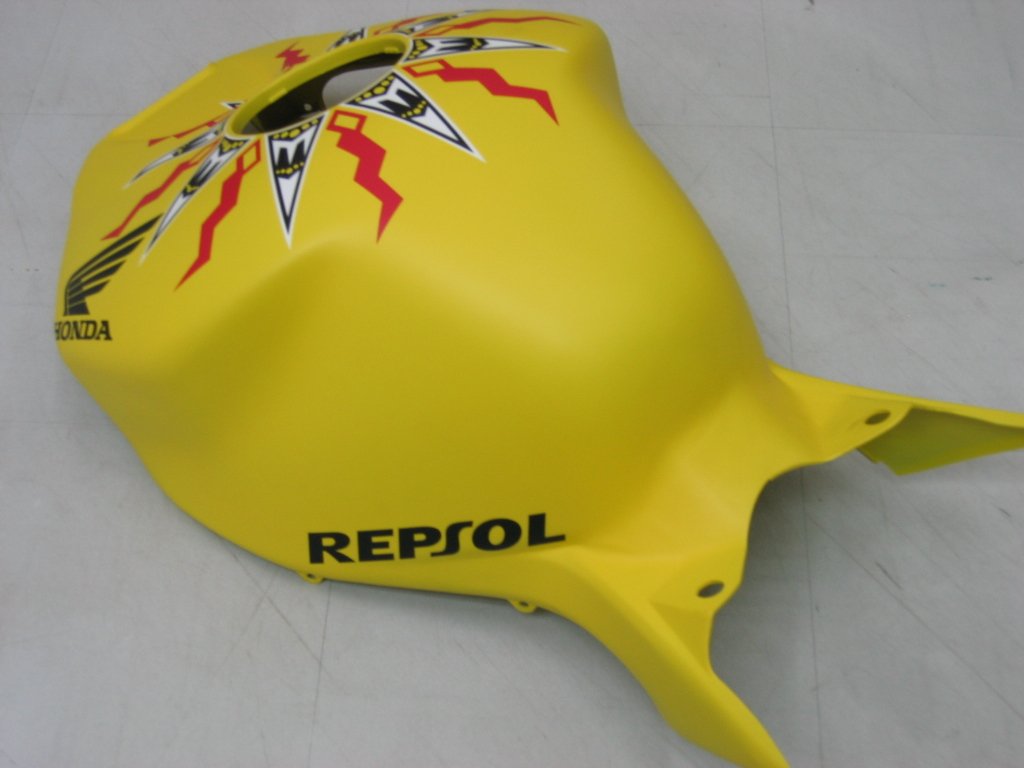 Amotopart フェアリング ホンダ CBR1000RR 2006-2007 フェアリング バレンチノ ロッシ レーシング ブラック イエロー フェアリングキット