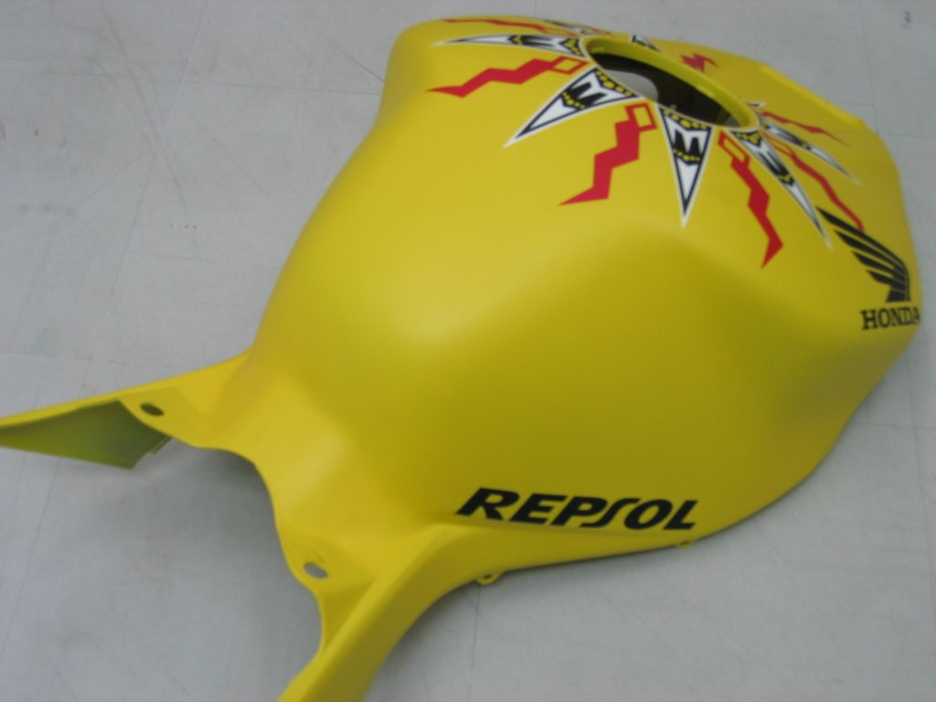 Amotopart フェアリング ホンダ CBR1000RR 2006-2007 フェアリング バレンチノ ロッシ レーシング ブラック イエロー フェアリングキット