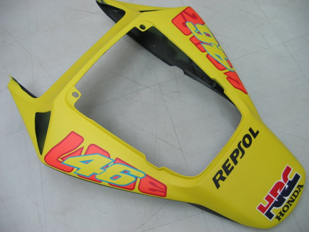 Amotopart フェアリング ホンダ CBR1000RR 2006-2007 フェアリング バレンチノ ロッシ レーシング ブラック イエロー フェアリングキット