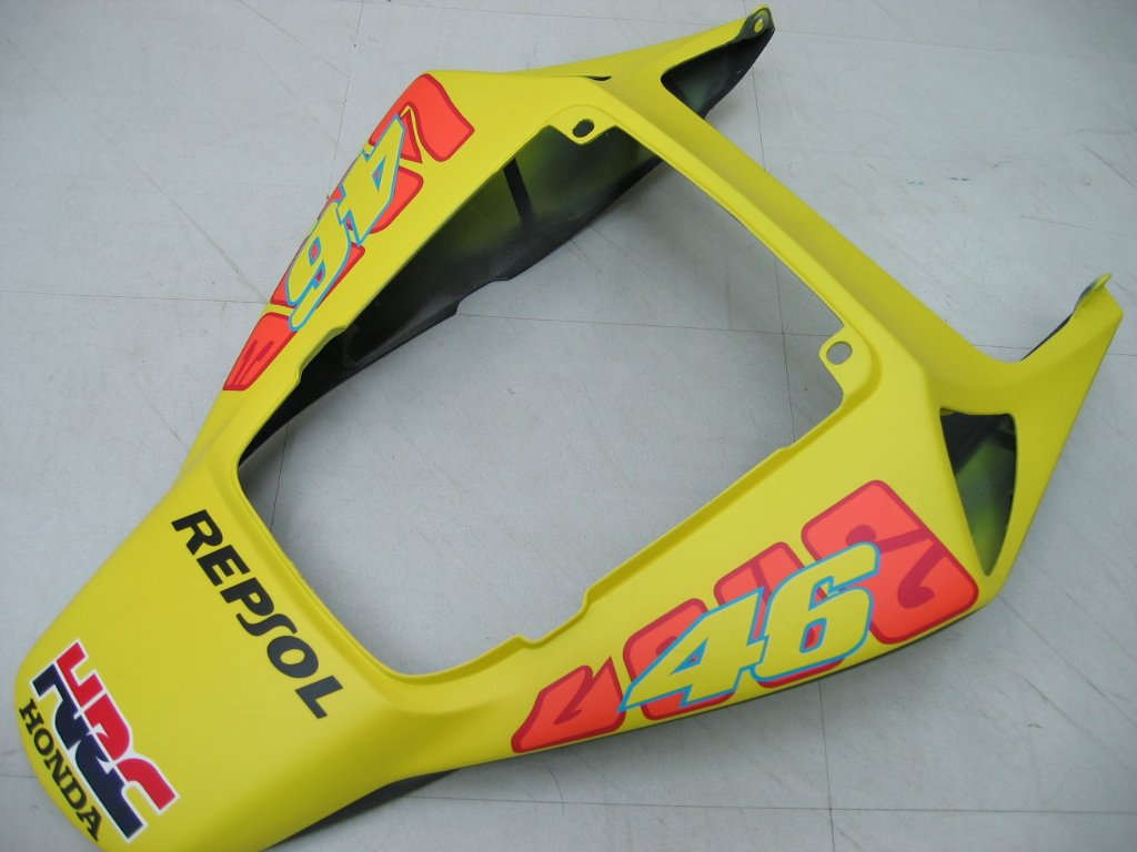 Amotopart フェアリング ホンダ CBR1000RR 2006-2007 フェアリング バレンチノ ロッシ レーシング ブラック イエロー フェアリングキット