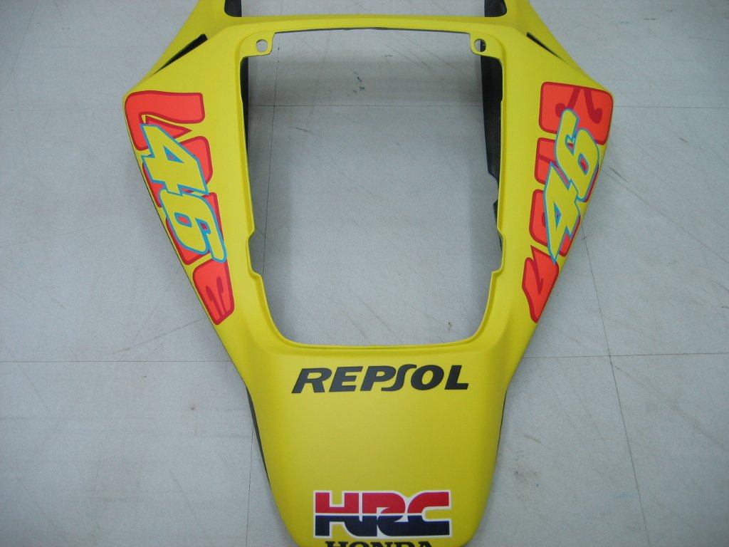 Amotopart フェアリング ホンダ CBR1000RR 2006-2007 フェアリング バレンチノ ロッシ レーシング ブラック イエロー フェアリングキット