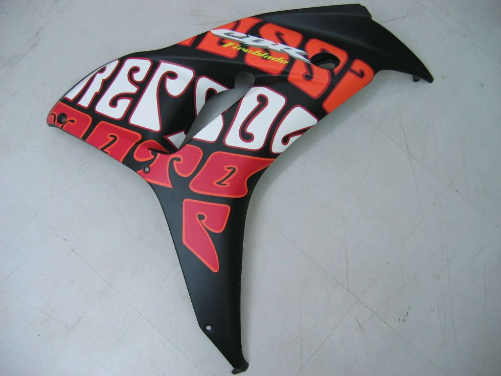 Amotopart Fairings Honda CBR1000RR 2006-2007 Fairing Valentino Rossi Racing Black Yellow Fairing Kit