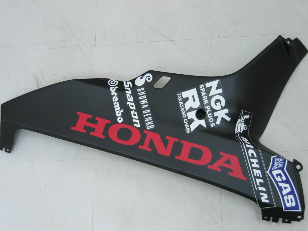 Amotopart Verkleidungen Honda CBR1000RR 2006–2007 Verkleidung Valentino Rossi Racing Schwarz Gelb Verkleidungsset