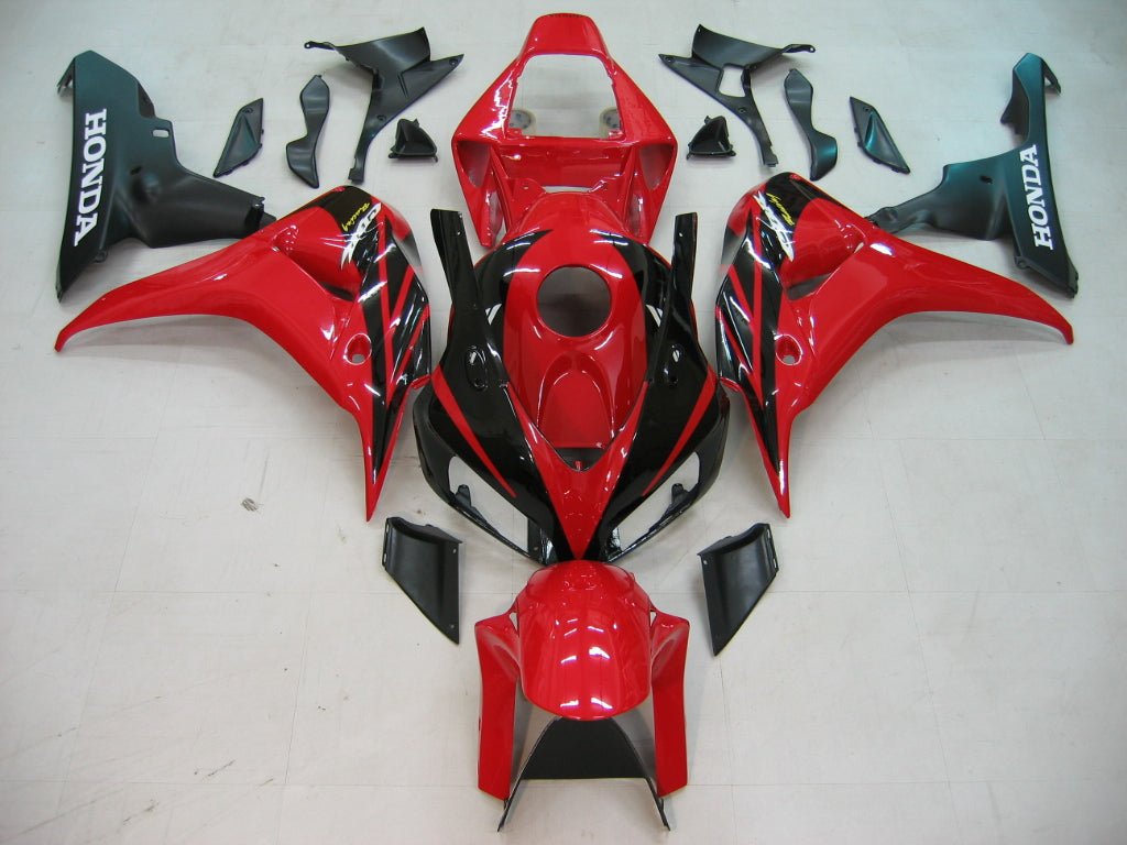 Amotopart 2006-2007 Honda CBR1000RR Fairing Red&Black Kit