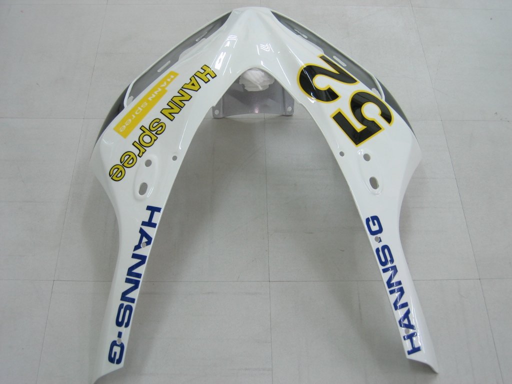 Amotopart Fairings Honda CBR1000RR 2006-2007 Fairing White No.52 Hannspree Racing Fairing Kit