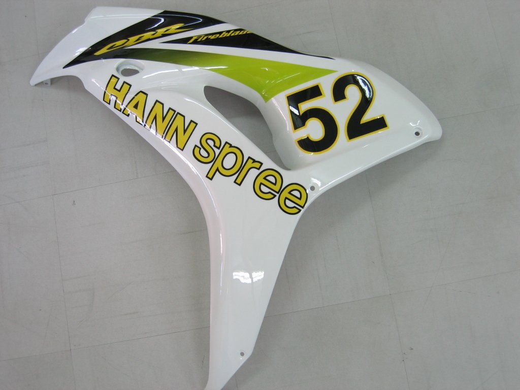 Amotopart Fairings Honda CBR1000RR 2006-2007 Fairing White No.52 Hannspree Racing Fairing Kit