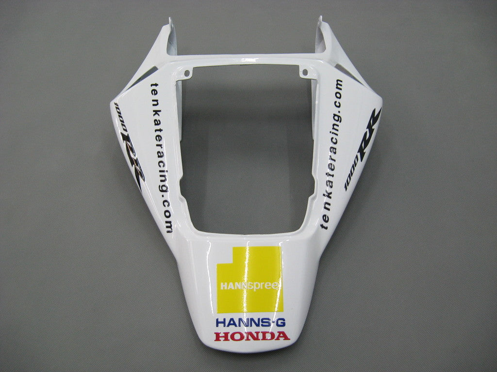 Amotopart 2006-2007 Honda CBR1000RR Fairing Multi White Kit