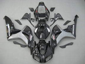 Amotopart 2006-2007 Honda CBR1000RR Fairing Black&Grey Kit