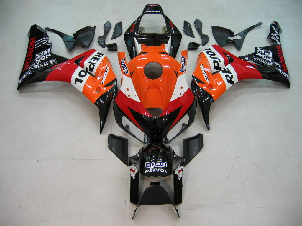 Amotopart 2006–2007 CBR1000RR Honda Verkleidungsset, Orange