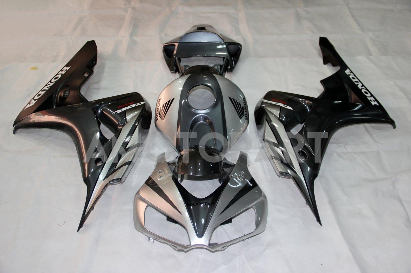 Amotopart 2006–2007 Honda 1000RR Silbergraues Verkleidungsset