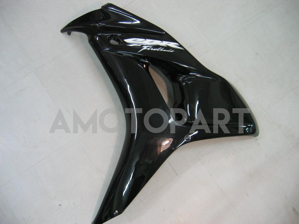 Carenados Amotopart Honda 1000RR 2006-2007 Carenado CBR Racing Todo negro Kit de carenado