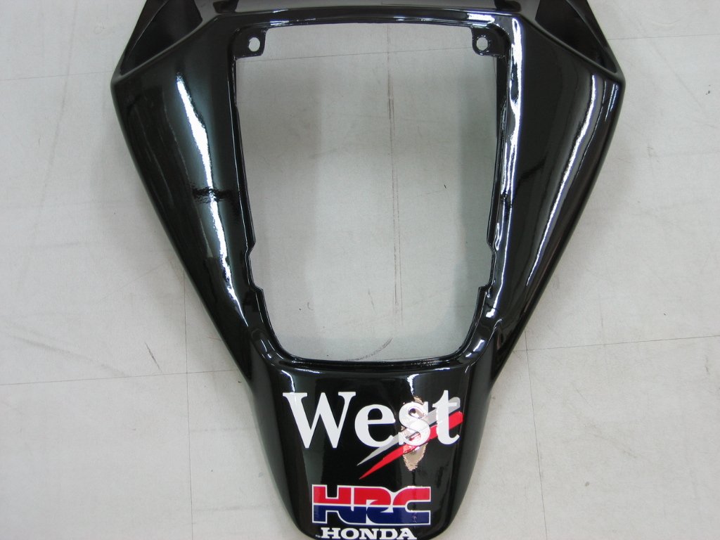 Amotopart Verkleidungen Honda CBR1000RR 2006-2007 Verkleidung West Racing Black Verkleidungsset