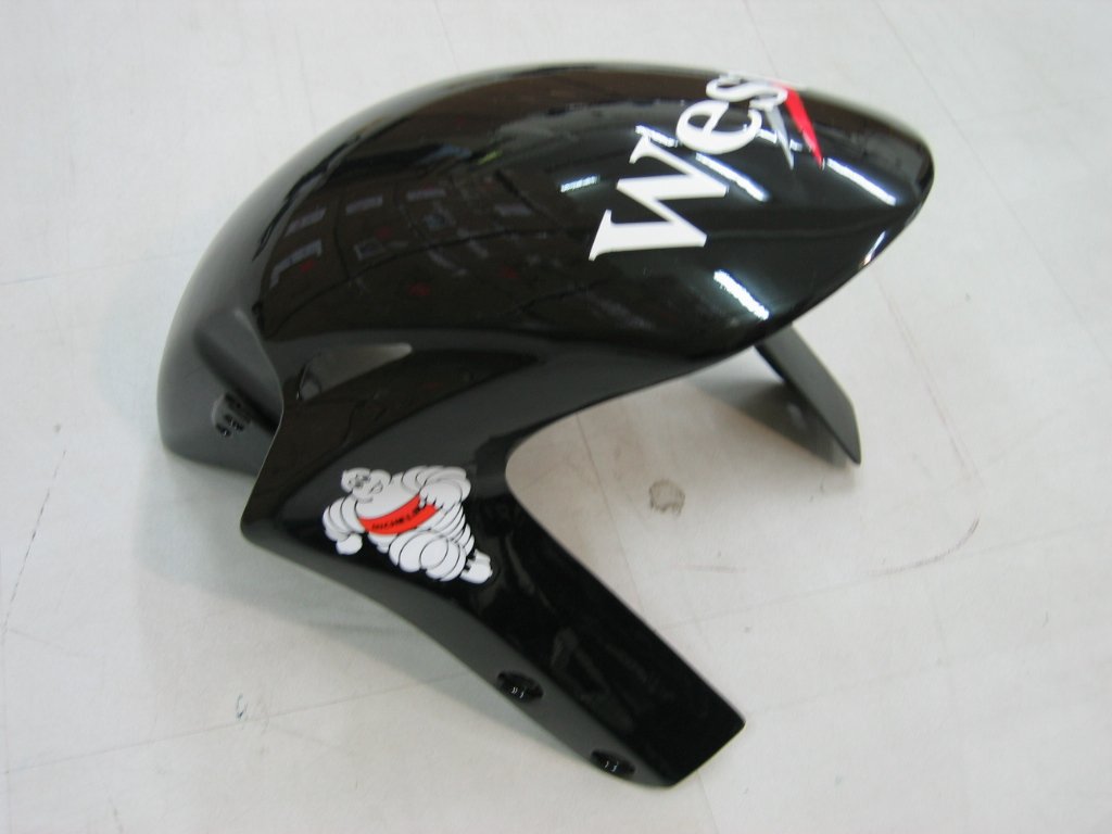 Amotopart Verkleidungen Honda CBR1000RR 2006-2007 Verkleidung West Racing Black Verkleidungsset