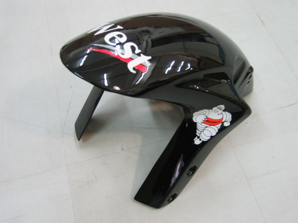 Amotopart Verkleidungen Honda CBR1000RR 2006-2007 Verkleidung West Racing Black Verkleidungsset