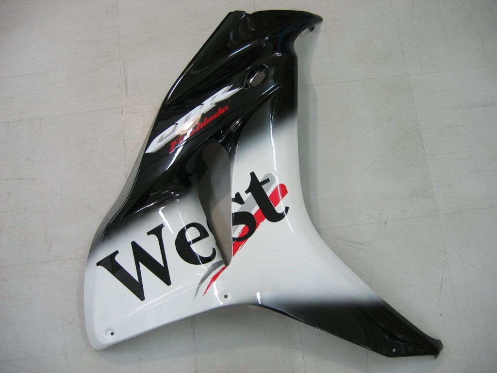 Amotopart Fairings Honda CBR1000RR 2006-2007 Fairing West Racing Black Fairing Kit