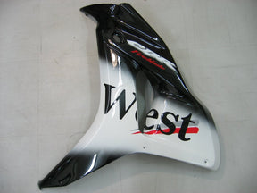 Amotopart Verkleidungen Honda CBR1000RR 2006-2007 Verkleidung West Racing Black Verkleidungsset