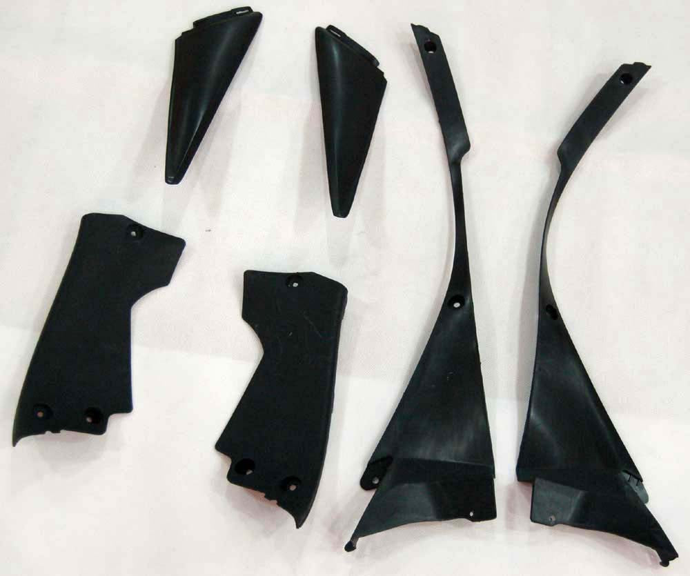 Amotopart 2008–2011 Honda CBR1000RR M-Schwarz Verkleidungsset