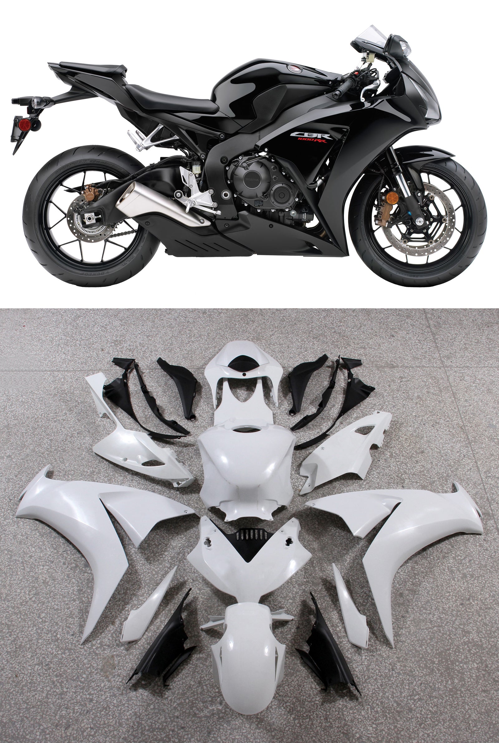 Generic Fit For Honda CBR1000RR (2012-2016) Bodywork Fairing ABS Injection Molded Plastics Set 8 Style