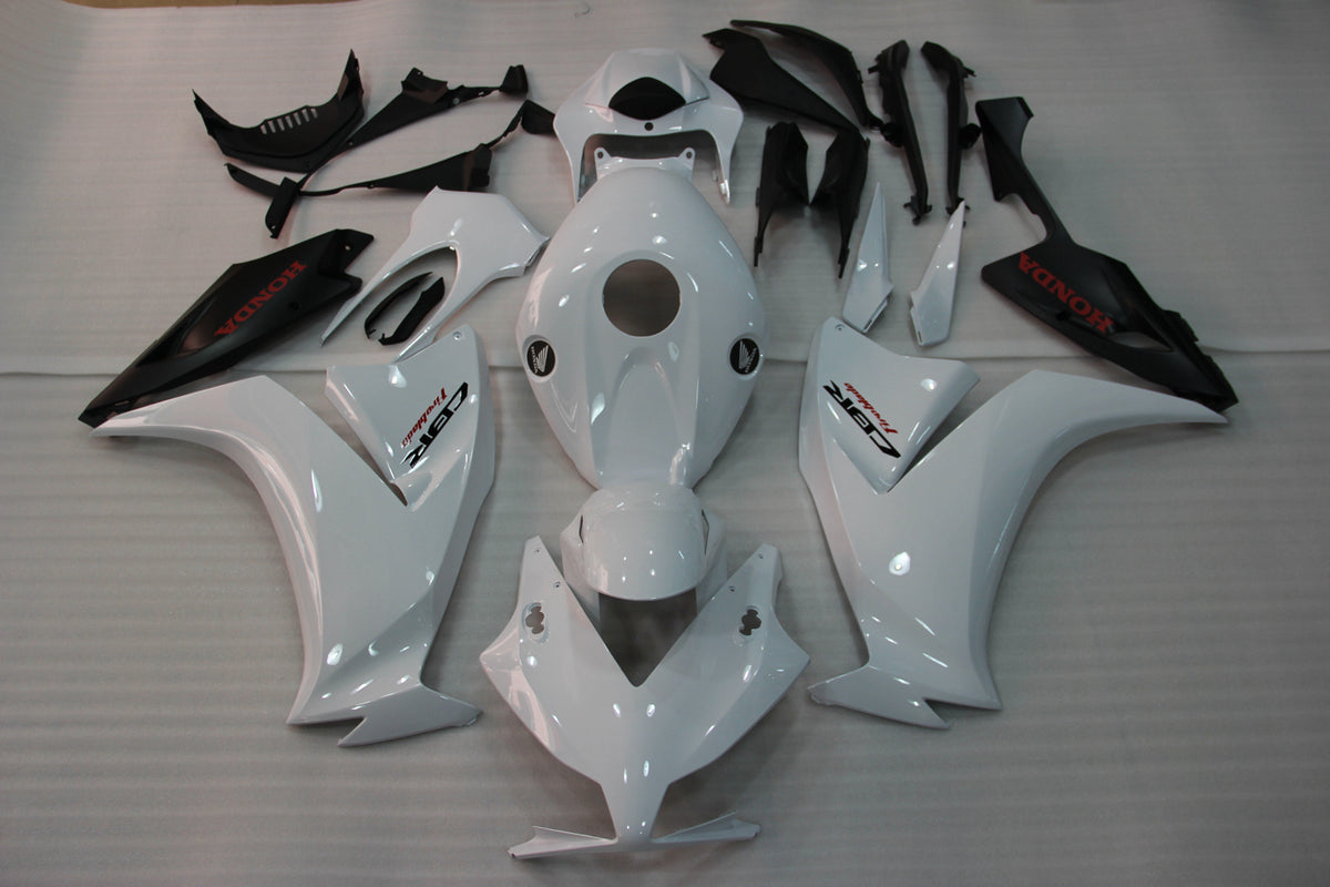 Amotopart 2012-2016 CBR1000RR Honda Kit de carénage blanc