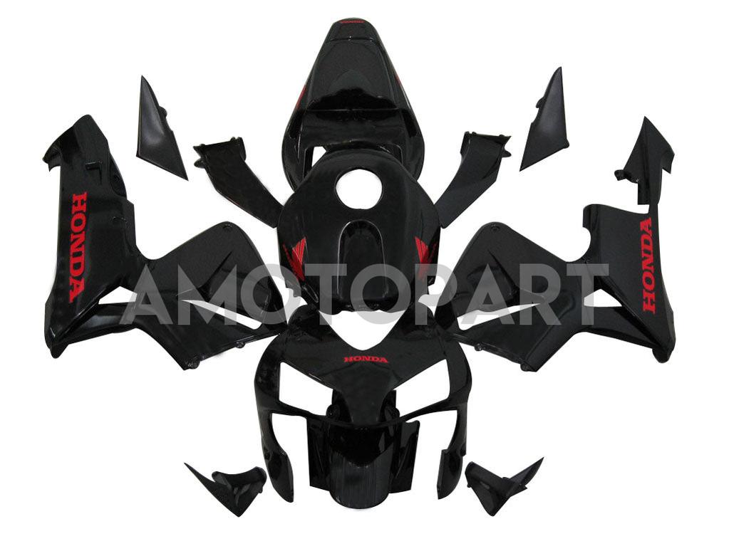Amotopart 2003-2004 Honda CBR600RR Fairing Black Kit