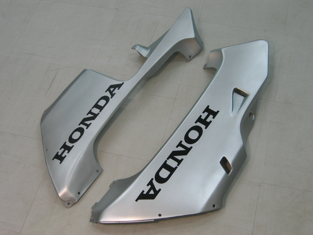 Amotopart 2005-2006 Honda CBR600RR Fairing Black&Sliver Kit